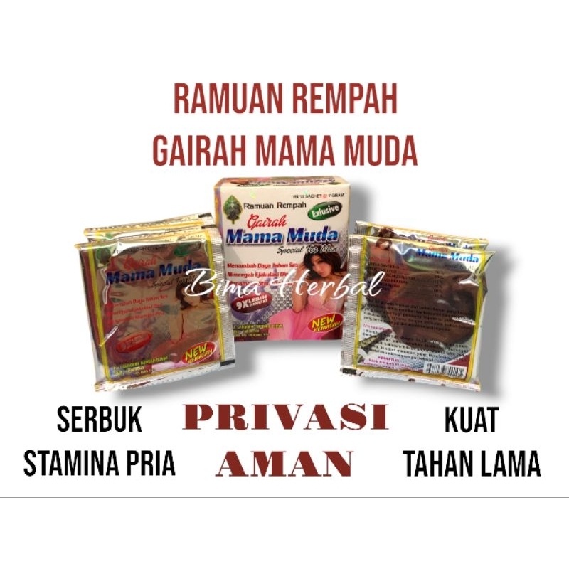 NEW!!! RAMUAN REMPAH // GAIRAH // MAMA MUDA // JAMU // KUAT // PRIA // TAHAN LAMA