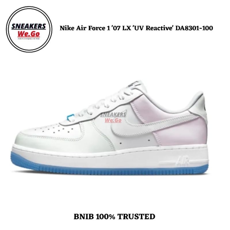 Nike Air Force 1 '07 LX 'UV Reactive' DA8301-100 (change color)