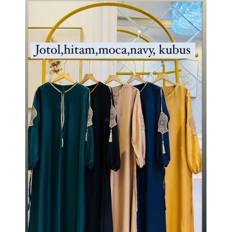 gamis abaya dubay tarompah