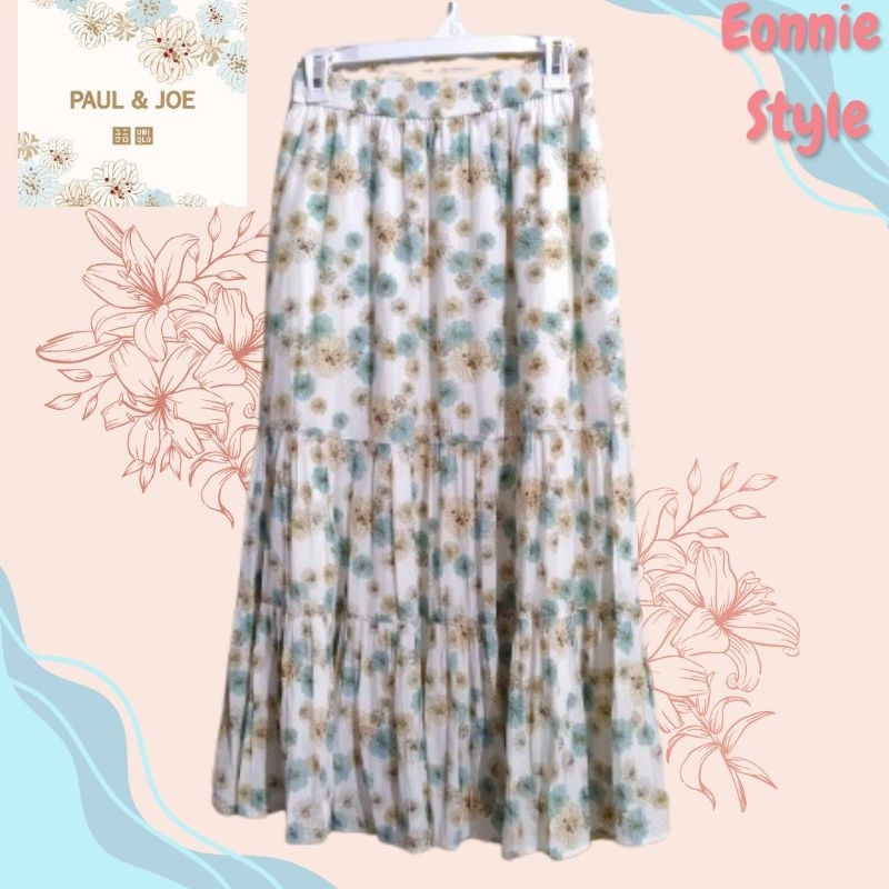 UNIQLO PAUL AND JOE TIERED LONG SKIRT