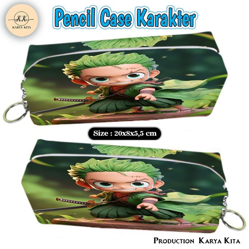 

{TERLARIS TEMPAT PENSIL} KOTAK PENSIL GAMBAR ANIME ONE PIECE TAK05