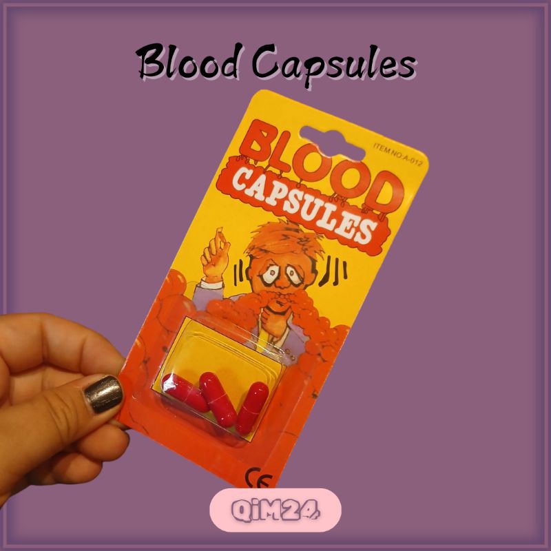 Blood Capsules - Mainan Prank Darah - Kapsul Darah Prank - QiM24