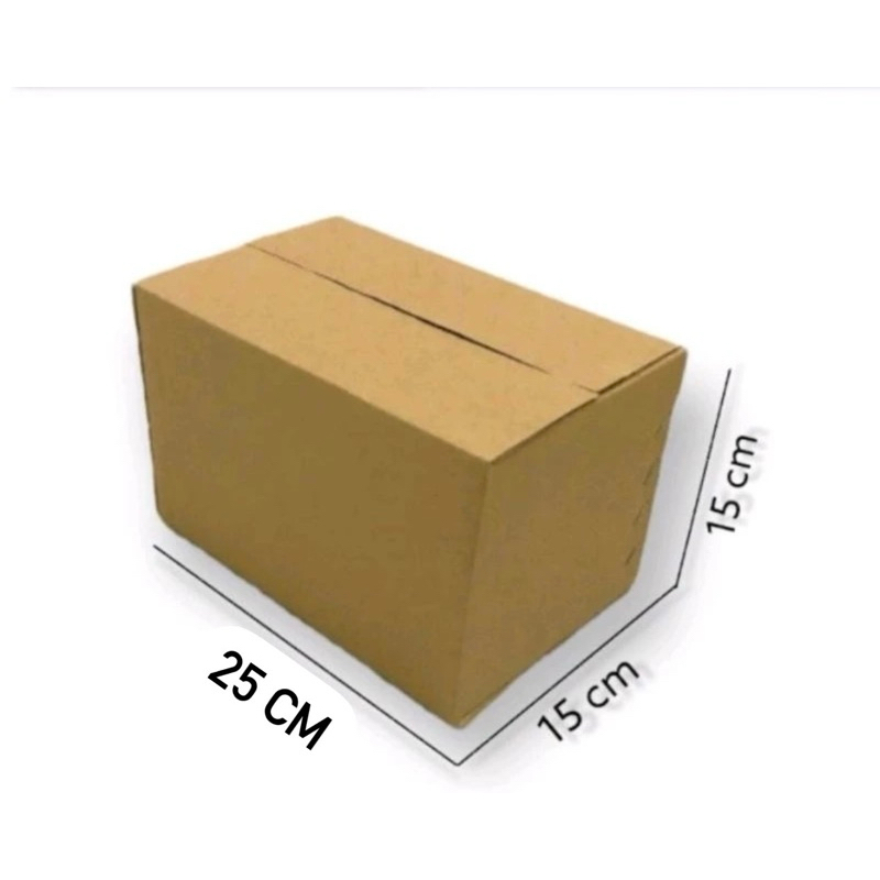 

Kardus Packing Polos 3PLY ukuran 25x15x15 cm / Box Karton Dus Packaging