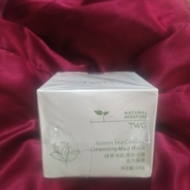 twg green tea mud mask 100g
