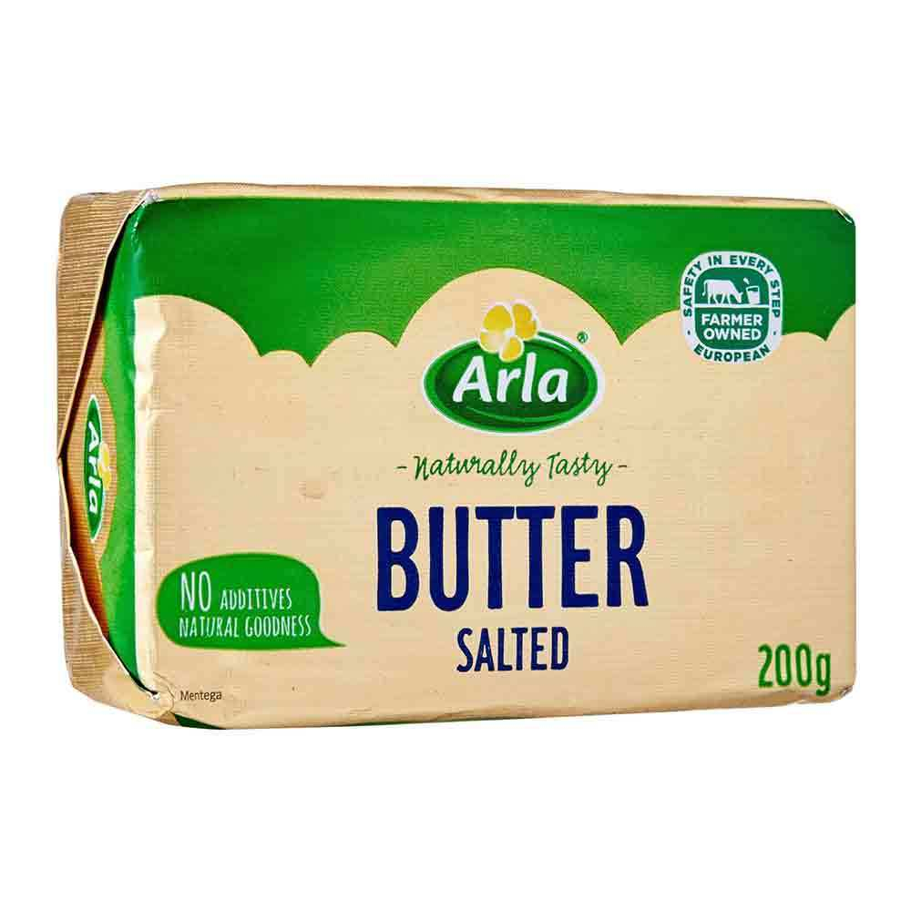 

Arla butter salted 200gr (khusus pengiriman instan)