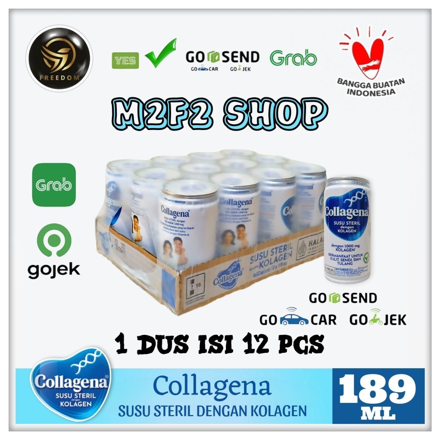 

Collagena Susu Sterilisasi Kolagen Unsweetened Rasa Original Kaleng - 189 ml Kemasan Karton (Khusus Bluebird/Gosend/Grab)