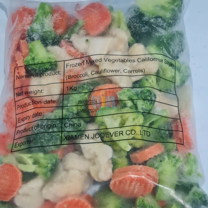 

Sayuran Beku Mixed Vegetable California Style 1kg Aneka Sayuran Beku