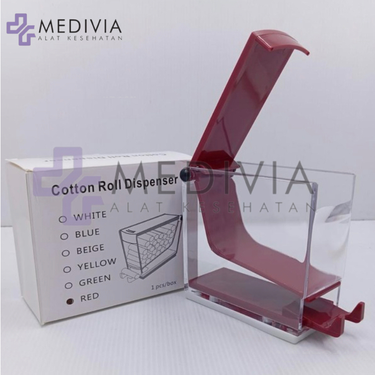 Aurabaik Dental Dispenser Cotton Roll / Tempat Kapas Cotton Roll Dental
