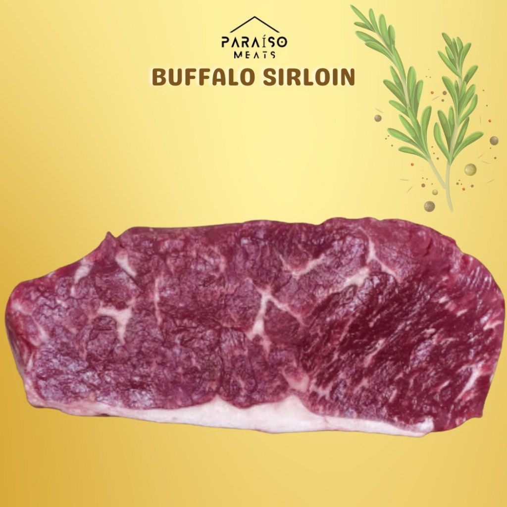 

Daging Sirloin Kerbau I Buffalo Sirloin 200gr (Steak Cut)
