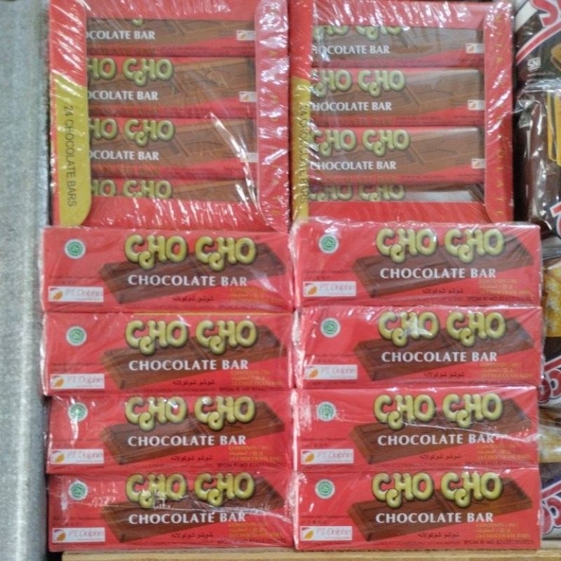 

cho cho chocolate bar coklat batang cho cho 1pk isi 24pcs