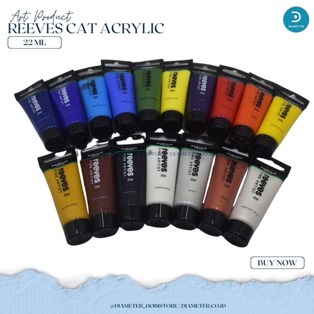 

Reeves Artists 22ml Acrylic Color Paint