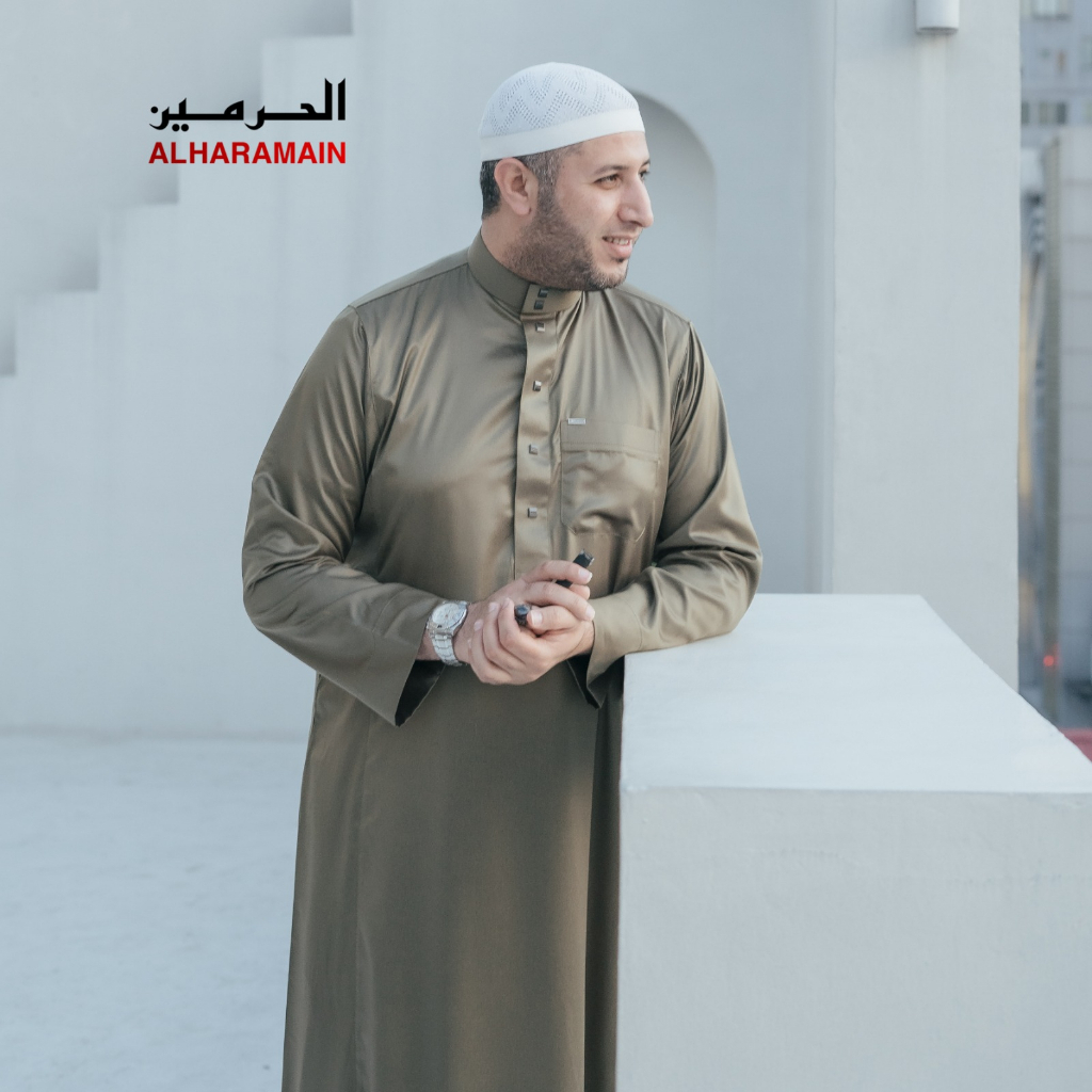 AL Haramain Jubah / Gamis Pria Remaja & Dewasa Premium (09 J) | Coklat | Coklat Tua | Hijau Lumut