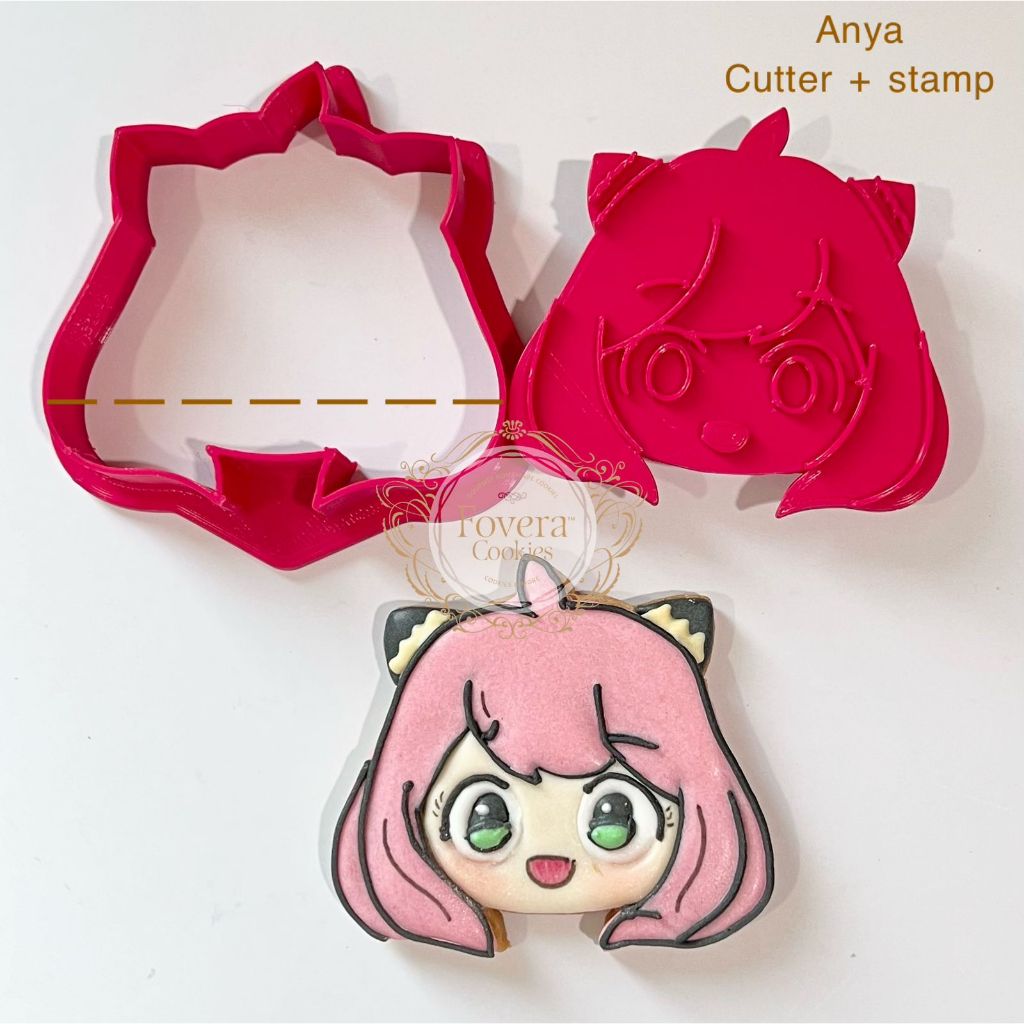ANYA theme COOKIE Cutters/ fondant / clay cutters