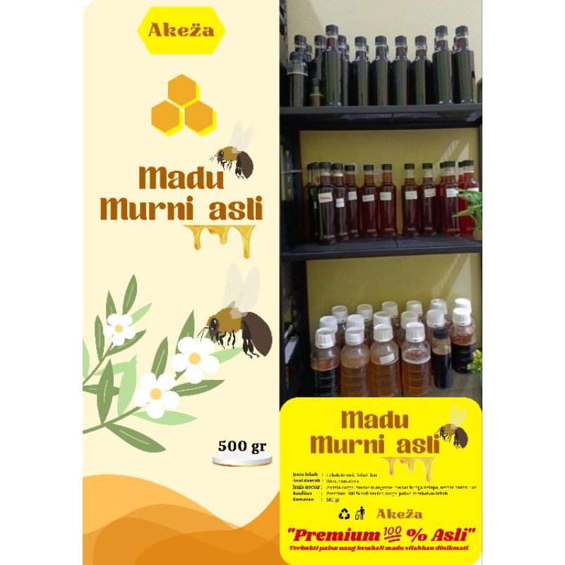 

Madu akasia multiflora dan madu hutan liar Sumatra 100% Asli!! kemasan 500gr