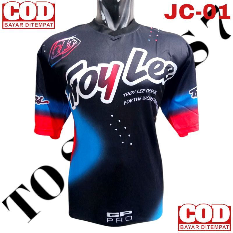 KAOS JERSEY LENGAN PENDEK DEWASA MOTO CROSS TRAIL / SEPEDA GUNUNG MTB NEW TERLARIS JERSEY MOTOCROSS