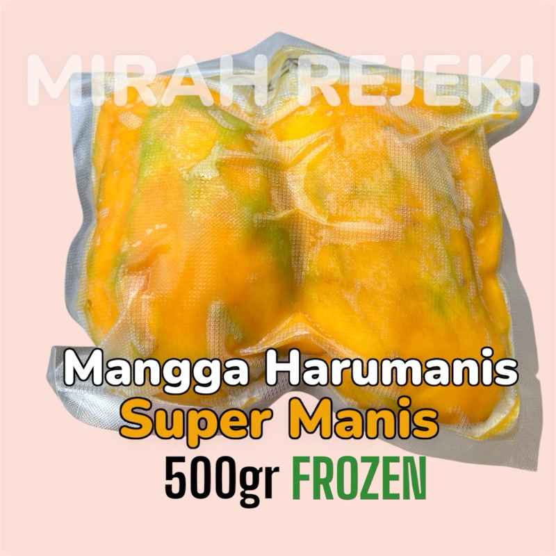 

Mangga Harumanis VACUM FROZEN 500gr SUPER MANIS