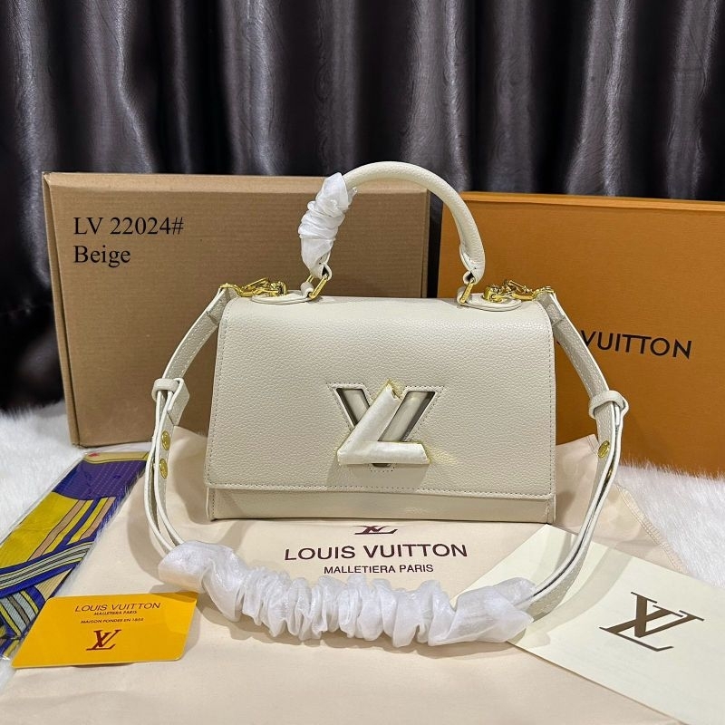 Tas Wanita Lv Twist PM Mirror 1:1 Taurillon Leather Double Box sevaen