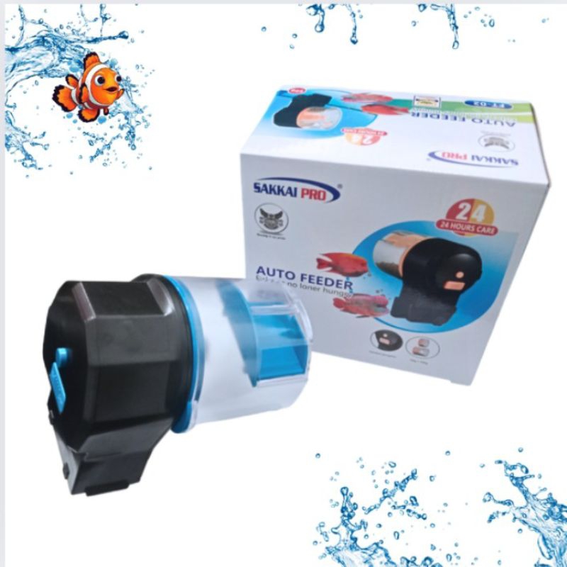 SAKKAI PRO AUTO FEEDER FT 02 MESIN FOOD TIMER PEMBERI MAKAN IKAN OTOMATIS