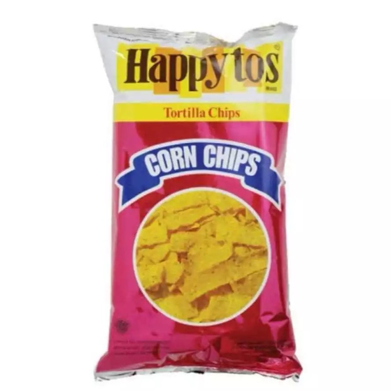 

COD HAPPY TOS MERAH - HAPPY TOS CORN CHIPS MERAH/HIJAU 140GR EXP 2025