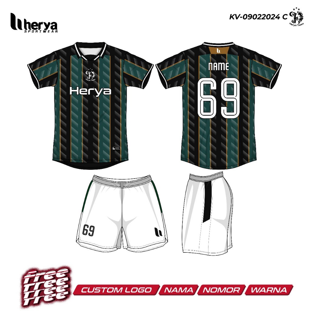 Custom Jersey Retro | Jersey Futsal | Jersey Sepak Bola | Jersey Kelas Full Printing