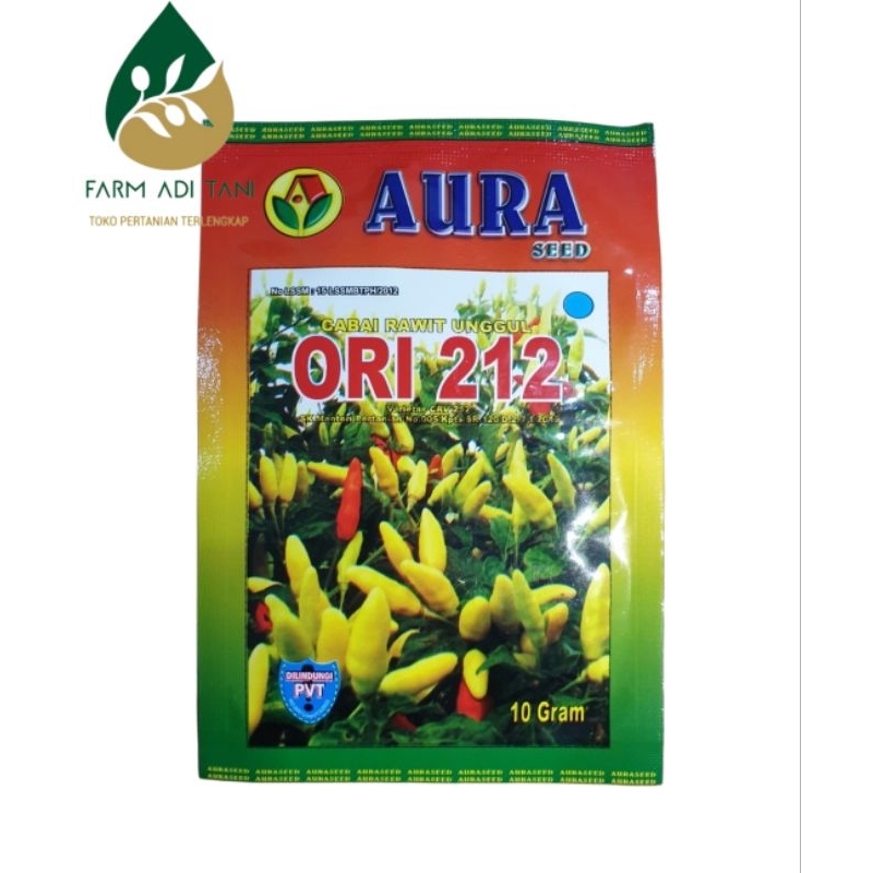 BENIH CABE ORI 212 - 10 gram || AURA SEED || BIBIT CABE RAWIT ORI 212