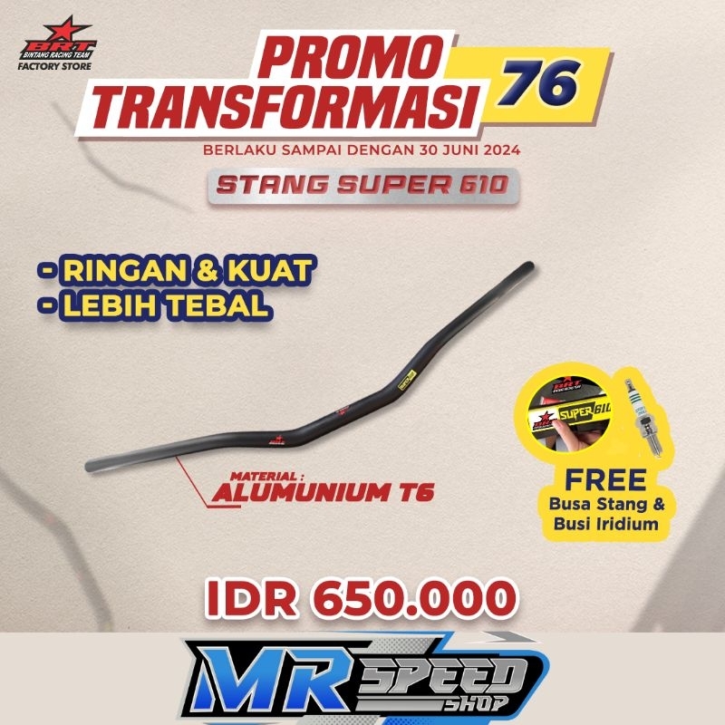 STANG SUPER BRT HANDLE BAR 610 UNIVERSAL WR 155/CRF/KLX/TRAIL GTX TRABAS