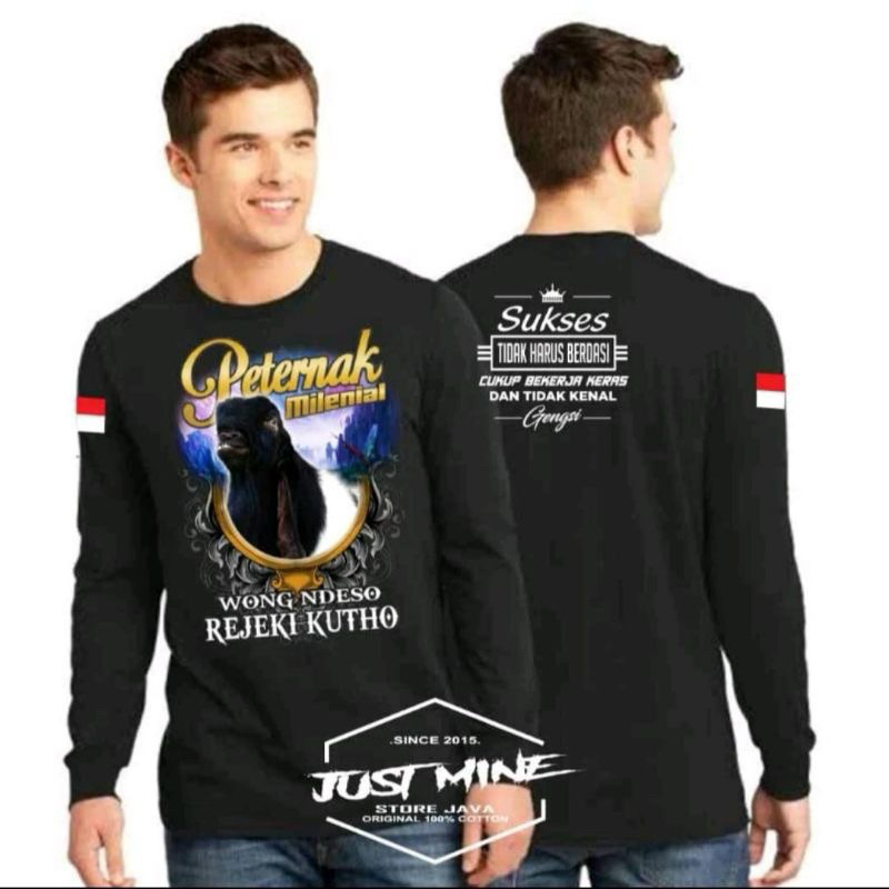 KAOS PETERNAK WONG NDESO REJEKI KUTHO // PETERNAK MILENIAL // PETERNAK KAMBING SAPI