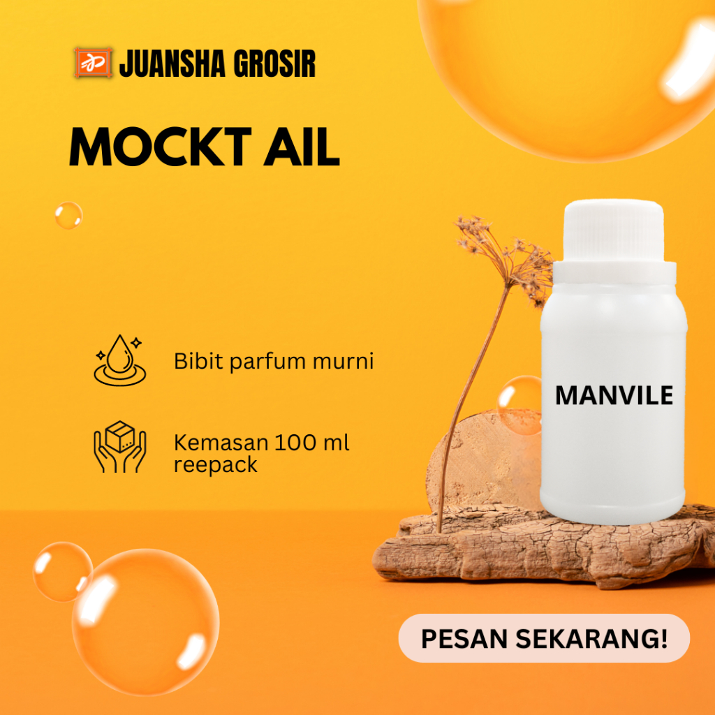 BIBIT PARFUM MURNI || MOCKTAIL| MENVILE || 100ML || PARFUM MOCKTAIL MILK|| PARFUME