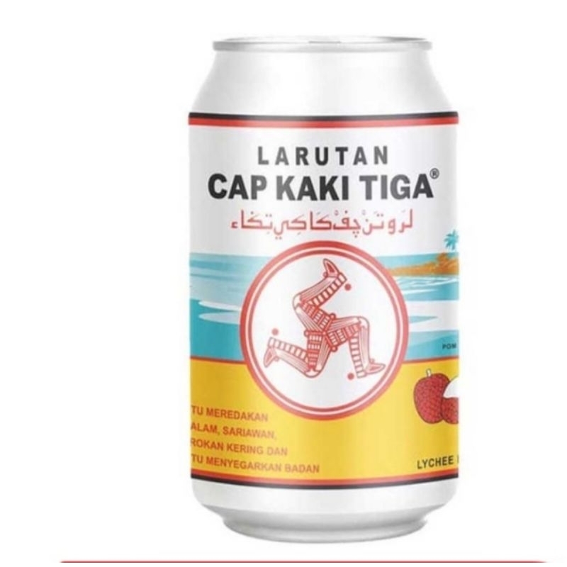 

Larutan cap kaki tiga rasa leci