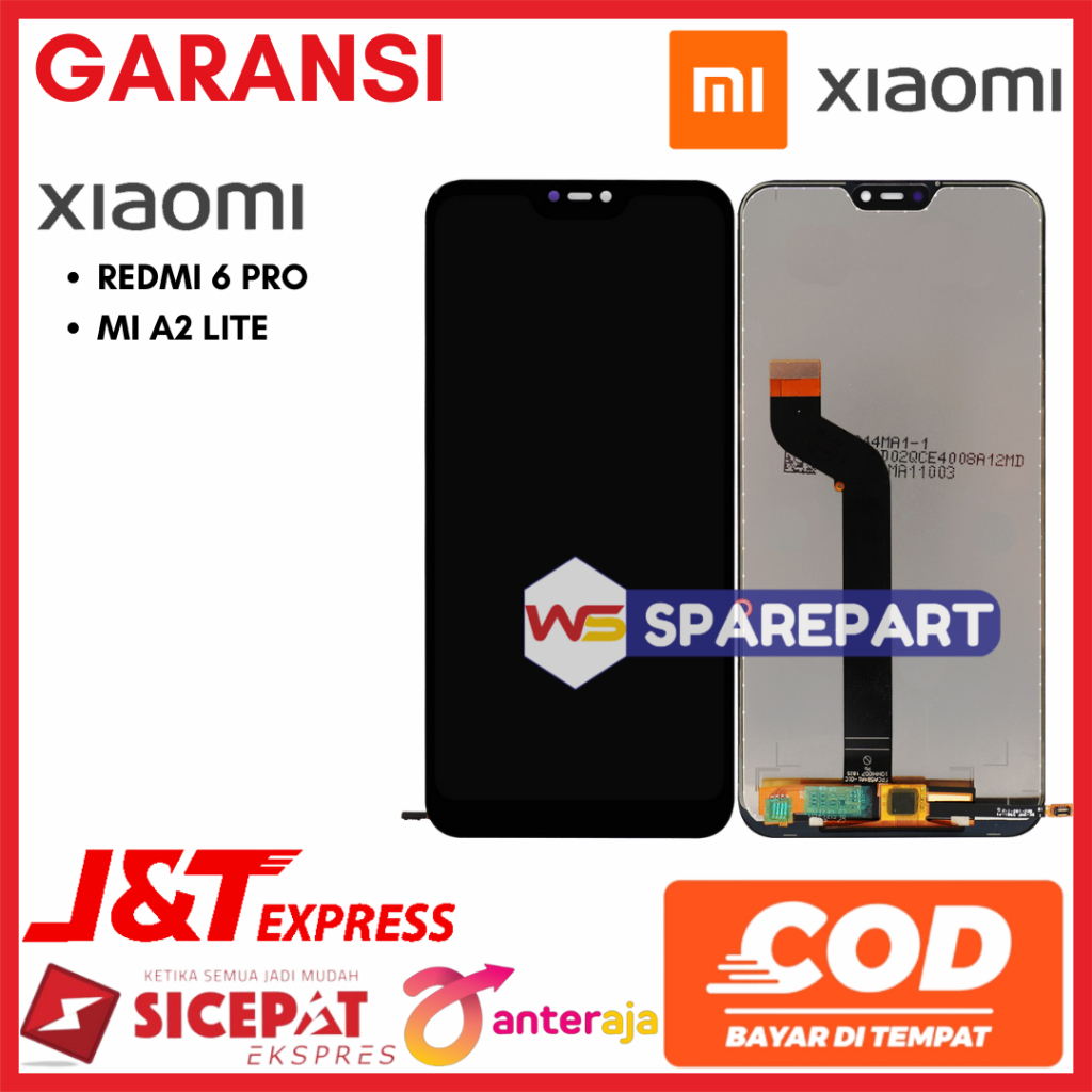 LCD XIAOMI REDMI 6 PRO / MI A2 LITE  - ORIGINAL FULLSET