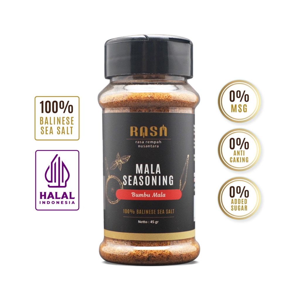 

RASA - Dry Rub - Mala Seasoning / Bumbu Mala - Bumbu Marinasi Kering Rendah Kalori
