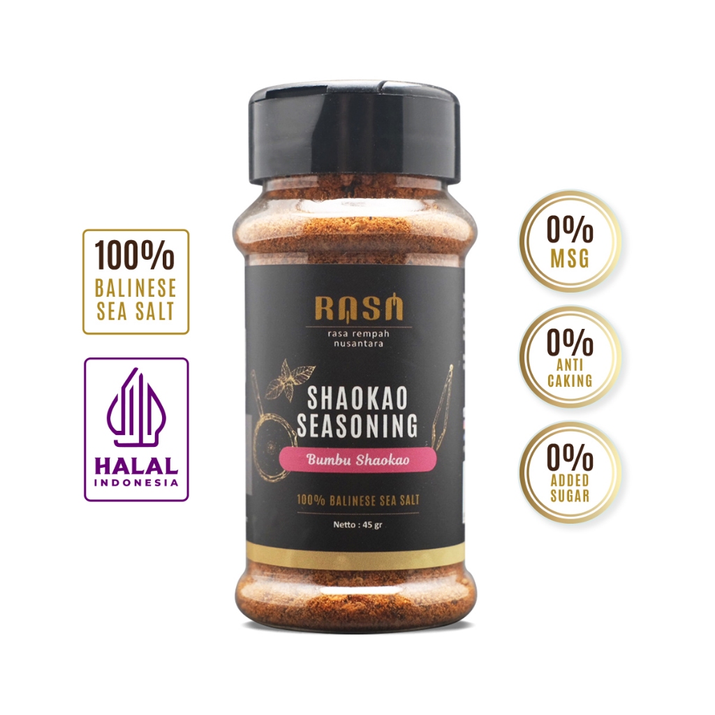 

RASA - Dry Rub - Shaokao Seasoning / Bumbu Shaokao - Bumbu Marinasi Kering Rendah Kalori