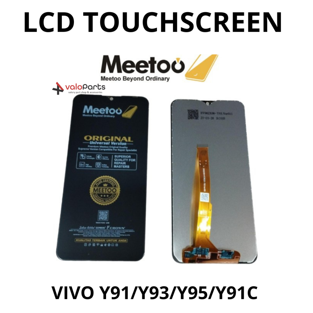 LCD+TS VIVO Y91 / Y93 / Y95 / Y91C BLACK MEETOO