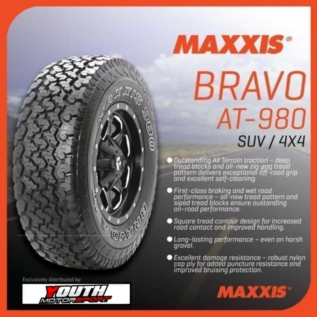 JUAL BAN MAXXIS 275 65 r17 MAXXIS BRAVO A/T980