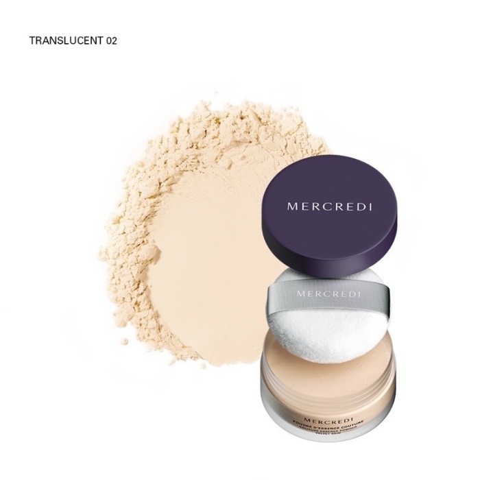 Mercredi Bedak Tabur - 02 Translucent