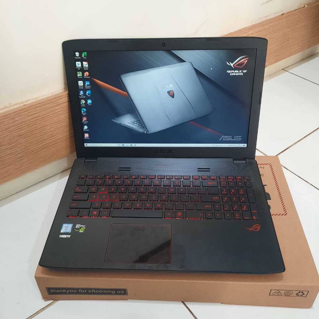 Asus ROG GL552VX Core i7-6700HQ Vga Nvidia Geforce GTX 950M 4GB Ram 8Gb  Hdd 1Tb Ssd 128gb Gen 6Th