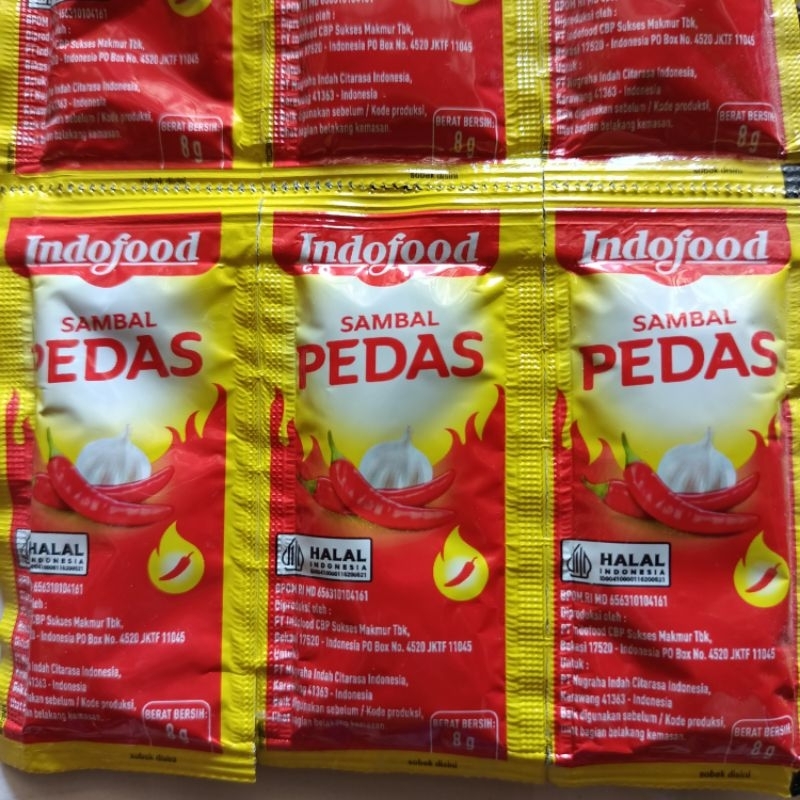 

saus sachet indofood @9gr x 36 pcs