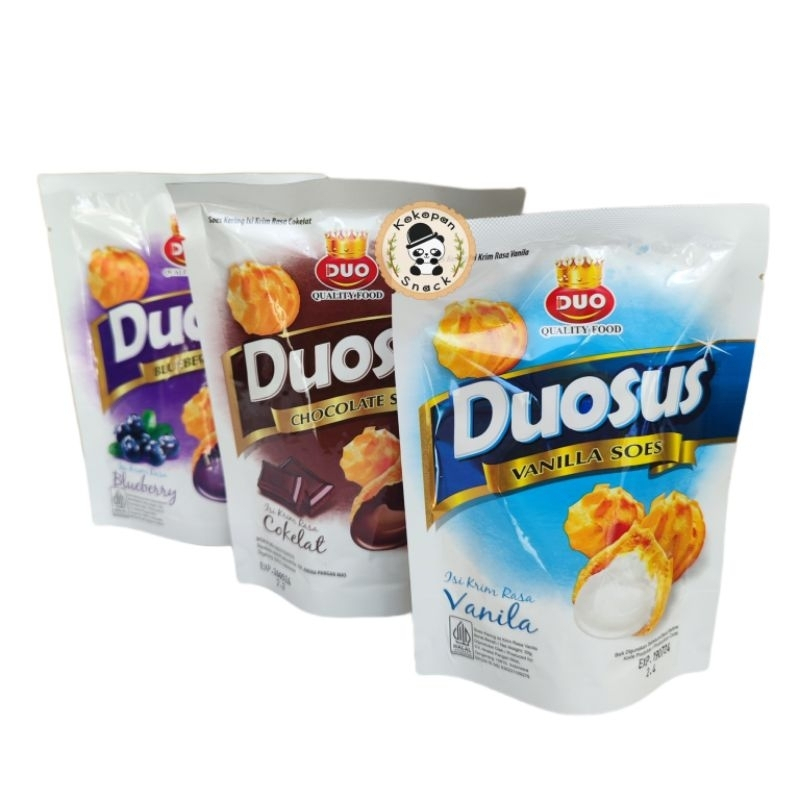 

Duosus 35 gram kue soes kering blueberry coklat mystar mini nikmat cemilan sus enak termurah Chocolate walens choco oleh