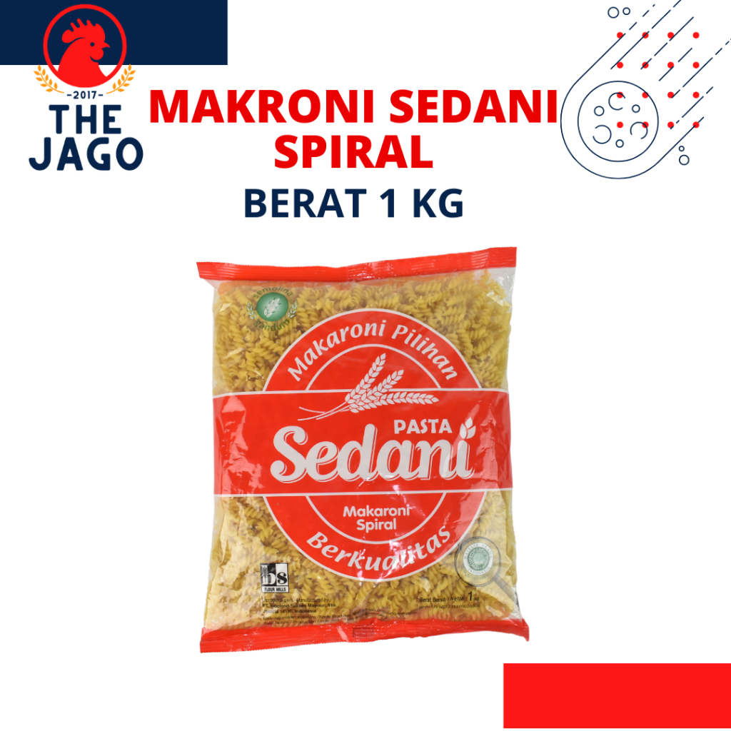 

Sedani Makroni Spiral Original Kemasan 1kg