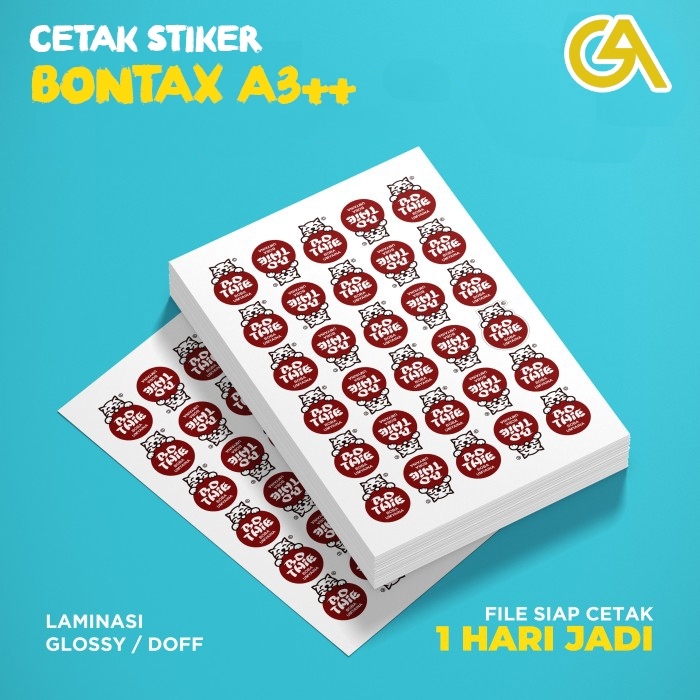 

Stiker + cutting bontax camel A3+ free design