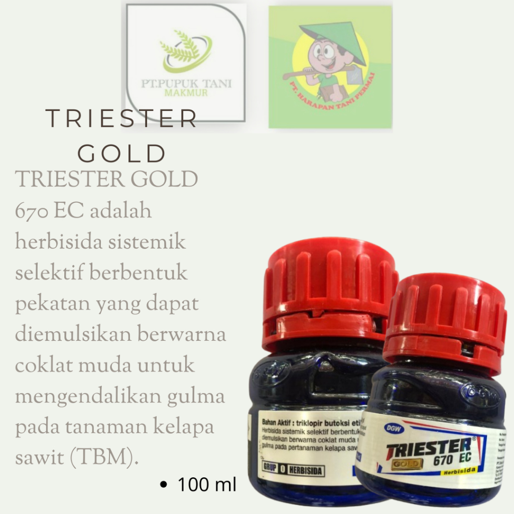 HERBISIDA SISTEMIK TRIESTER GOLD 670 EC