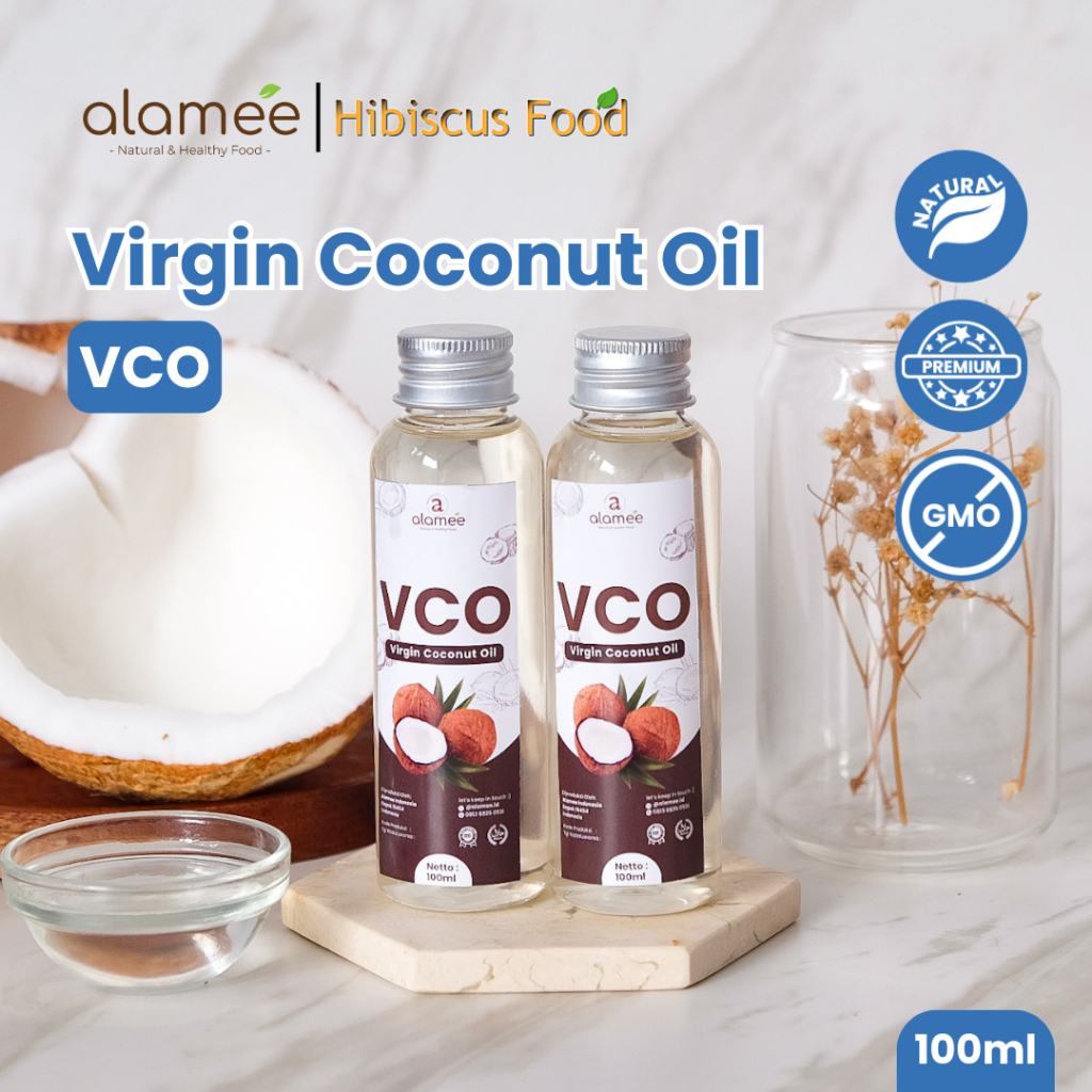 

ALAMEE Virgin Coconut Oil Minyak Kelapa Murni Extra VCO Asli Dapat Diminum Organik Masak Minum