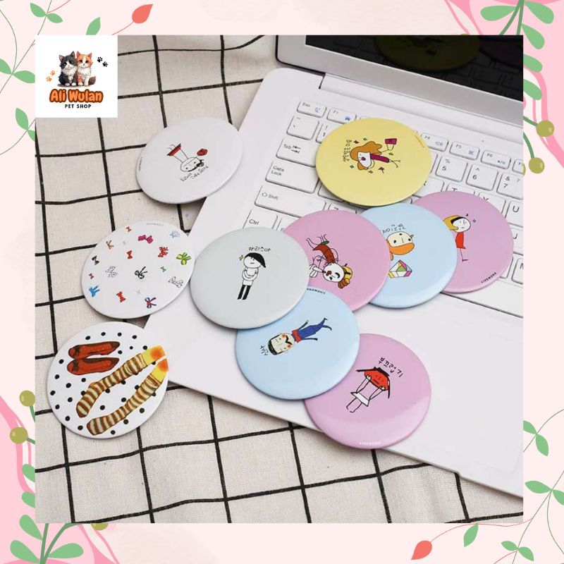 Kaca Mini / Kaca Travel / Kaca Bulat Mini / Kaca Bulat / Souvenir Kaca