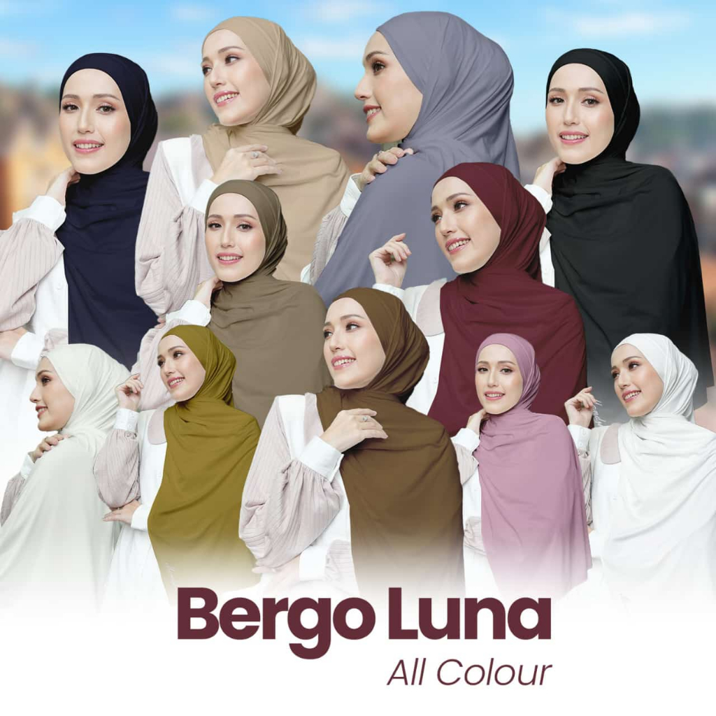 MANDJHA Bergo  luna By IVAN GUNAWAN - Daily Hijab Bergo ORIGINAL MANDJHA