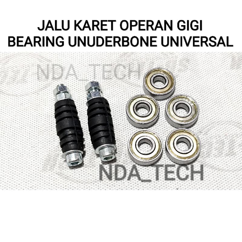 JALU KARET UNDERBONE BEARING TUAS OPERAN GIGI UNDERBONE JALU REM KARET STEP UNDERBONE BEARING KLAHER