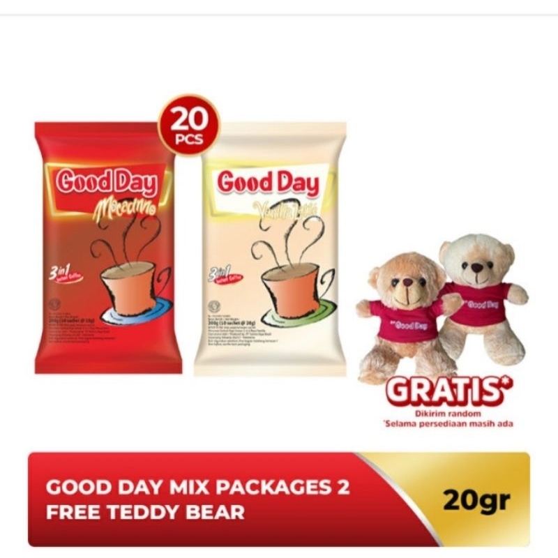 

Good Day Mix Packages 2 Free Tedy Bear Unlimited