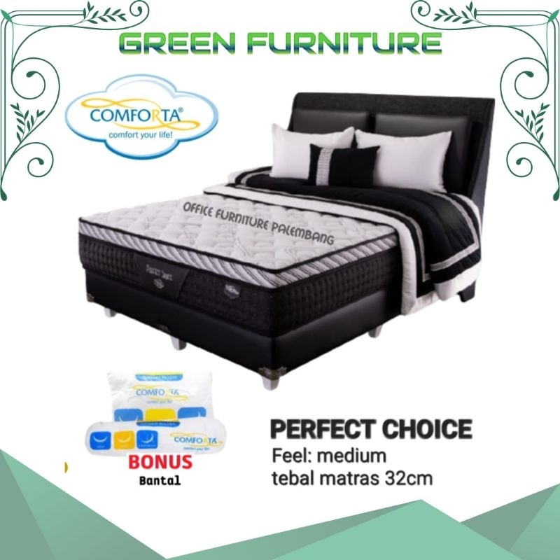 springbed comforta PERFECT CHOICE matras kasur latex  pocket spring