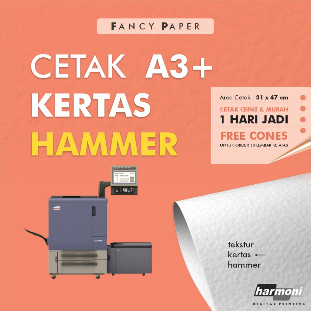 

PRINT KERTAS AKASIA 200 gsm A3+ | Kertas Undangan, Sertifikat, Kartu Ucapan, Postcard, Poster