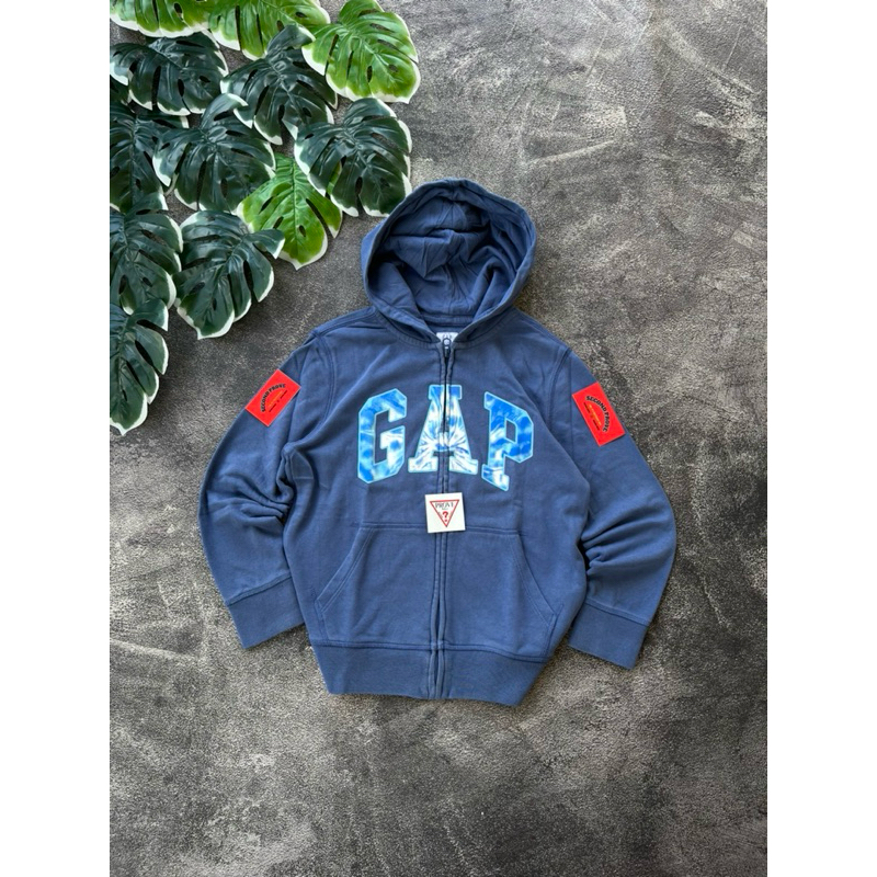 ZIP HOODIE GAP ART RARE BIRU ORIGINAL