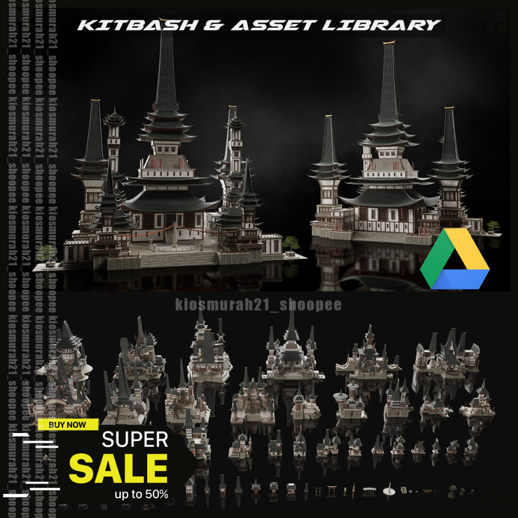 Kitbash3D - Shangri-La - Kitbash 3D